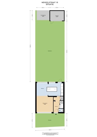 Floorplan - Mendelstraat 18, 1431 KK Aalsmeer